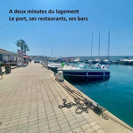 T2 Santa Lucia, Terrasse Jardin, Clim Et Wifi Saint-Raphael (Var)