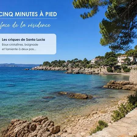 Apartment T2 Santa Lucia, Terrasse Jardin, Clim Et Wifi *